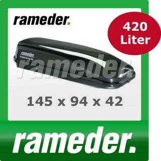 Dachbox Dachcontainer Topbox Rameder black line 420
