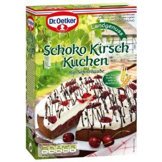 Schoko Kirsch Kuchen   1 x 345 g Lebensmittel & Getränke