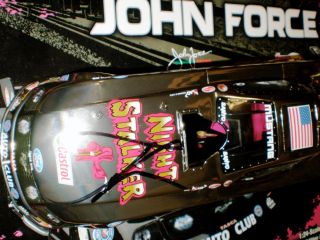 NHRA JOHN FORCE 124 Diecast GOLD Nitro NIGHTSTALKER Funny Car NORWALK