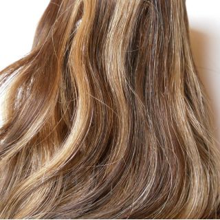 Skin Weft Echthaar Strähnen Haarverlängerung 45cm lang 60cm breit
