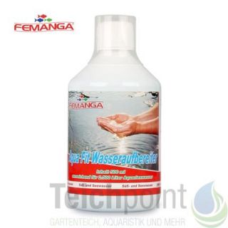 15€/l)Femanga Aqua Fit 500ml Wasseraufbereiter Aquarium *NEU