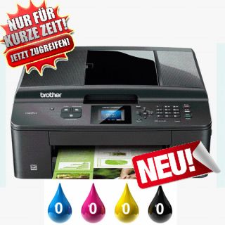 BROTHER MFC J430W Drucker Scanner Kopierer Fax WLAN ohne Patronen