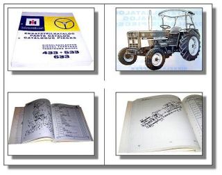 IHC 433 533 633 Traktor Ersatzteilkatalog Parts List 77