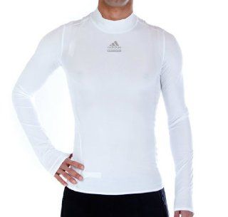 Adidas Herren TechFit PowerWeb Funktions Shirt langarm Gr. M white
