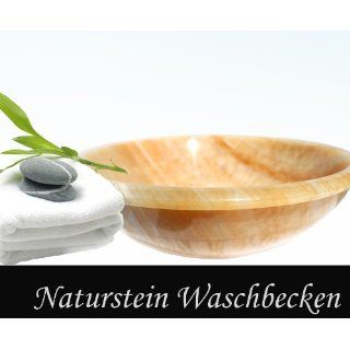 Honey Onyx Becken Naturstein Waschbecken Marmor Bad   classic 