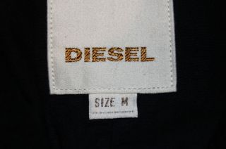 DIESEL WITTOR BLACK PEACOAT 100% AUTHENTIC