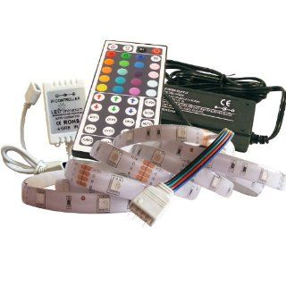 Meter Set RGB LED Strip Streifen Leiste (1m, 30 LED/m, IP65) mit