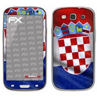 atFoliX Fußball 2012 Kroatien Flagge Designfolie für Samsung Galaxy