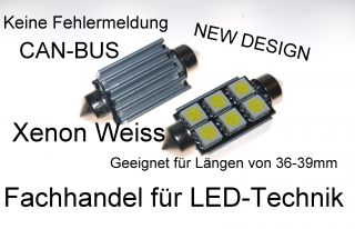 SMD LED Kennzeichenbeleuchtung für Audi A4, B7, CanBus