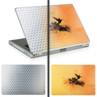 2er Notebook Cover Laptop Aufkleber Tattoo Skin Schutzfolie Netbook