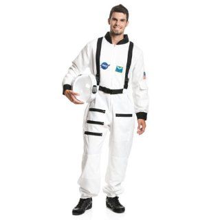 Kostümplanet® Astronauten Kostüm für Erwachsene mit Astronauten