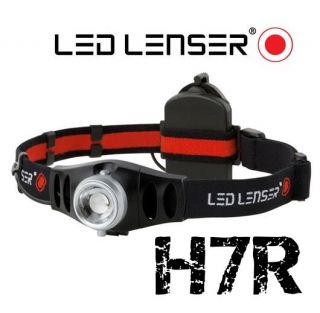 LED LENSER H7R Kopflampe Taschenlampe H7 R inkl. Akkus & Tasche