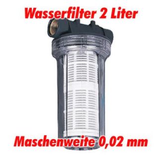 vorfilter hauswasserwerk wasserfilter filter pumpe 1