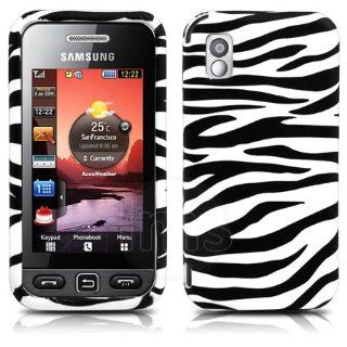 AIO Black Zebra Gel Case Cover For Samsung Tocco Lite 