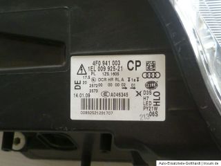 Audi A6 4F Xenon Lampe Scheinwerfer links LED defekt Tagfahrlicht