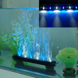 LED Unterwasser Bubble Lampe Deko Luft Aquarium Beleuchtung Mondlicht