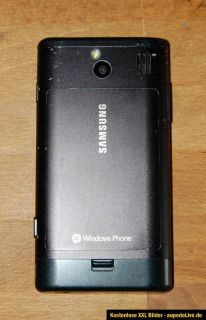 Samsung Omnia7 i8700 16 GB   Ebenholz Schwarz (Ohne Simlock