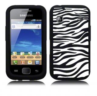 London Magic Store   Black Zebra Silicone Case For Samsung Galaxy Gio