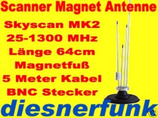 FUNKSCANNER SKY SCAN BOS MAGNET ANTENNE AE 69 72 92 UBC