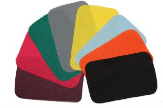4er Pack Bügelflicken / Bügelflecken / 7,6x4,9 cm   Freie Farbwahl