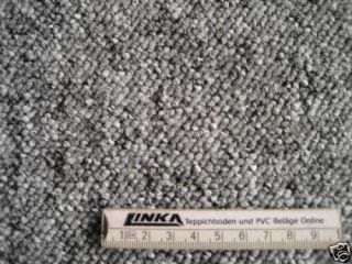 462 Auslegware Teppichboden grau schwarz weiß 225x420