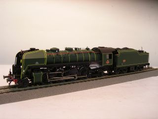Jouef H0 HJ2153 Dampflok BR 141 R 460 SNCF grün/schwarz, DSS