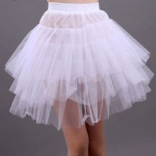 white 3 Hoop Wedding Dress Petticoat Underskirt Skirt To Match Your