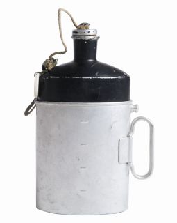 Swiss military, M32 canteen / flask / water bottle and cup