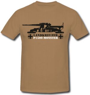 Landkreuzer P 1500 Monster WH Panzer T Shirt *452