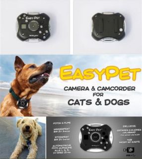 EASYPET Dogcam Tierkamera Catcam für Videos & Bilder mit 4 GB SD