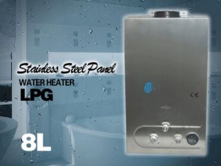 8L LPG Boiler Durchlauferhitzer Warmwasserspeicher heat