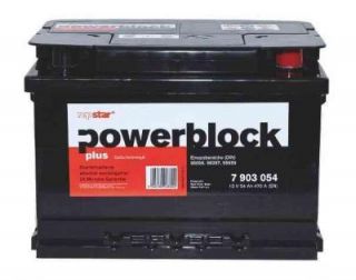 Opel Autobatterie repstar powerblock plus 12V 54AH 470