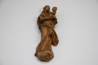 Madonna mit Kind Holzschnitzerei Oberammergau ? Grödner Tal ?