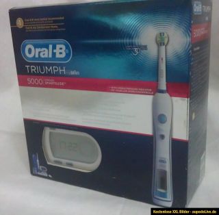 Braun Oral B Triumph 5000 inkl. Smart Guide elektrische Zahnbürste