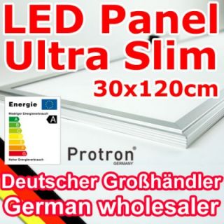 Highpower LED Panel warmweiss 30x120cm ultraslim 480 LEDs 30W 2450 lm
