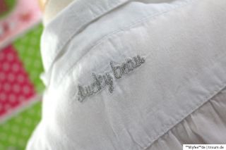 DUCKY BEAU ★°° so schöne Bluse Longbluse Tunika Weiß 104 4