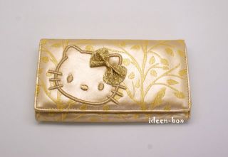 Letzte Luxus Kitty Geldbörse Portemonnaie Gold Glitzer