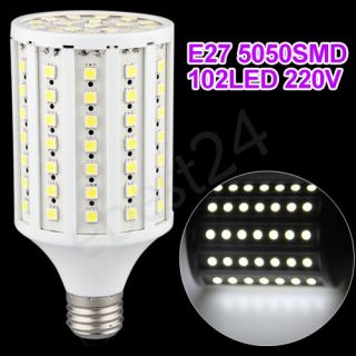 E27 17W 102 5050 SMD LED Birne Leuchte Lampe Licht Weiß HIGH POWER