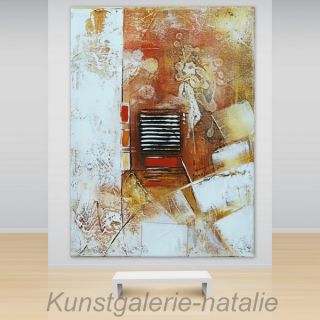 Kunstgalerie natalie Acrylbilder abstrakt Bild painting Braun 30 x 40