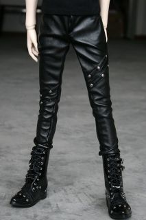 77 Black Leather Trousers/Pants SD17 DZ70 BJD Dollfie