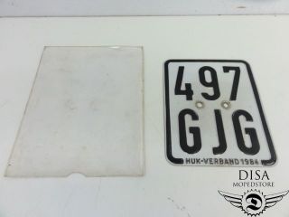 497 GJG/1984 Versicherungskennzeichen Kennzeichen Nummernschild