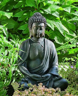 Buddha Skulptur 30 cm Feng Shui Sitzender Buddha