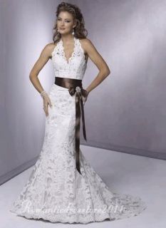 Glamour Spitze Mermaid Hochzeitskleid Brautkleid Wedding dress Neu