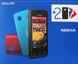 Nokia 500 Smartphone schwarz inkl. Wechselcover FREI ohne Lock