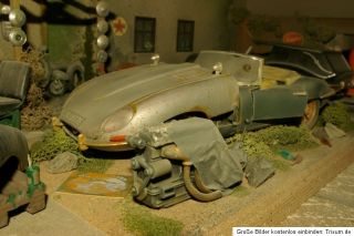 Jaguar E Typ 118 Scheunenfund Umbau barn find Diorama junkyard E Type
