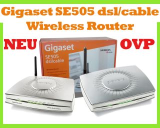 Siemens Gigaset SE505 SE 505 DSL/cable Wireless Router 4025515264682