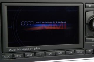 AUDI A4 RNS E DVD Navigation komplett mit Navigations DVD Europa 2007