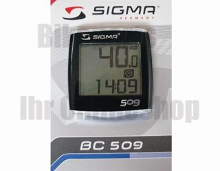 Sigma Sport Tacho 509 Fahrradtacho, Fahrradcomputer