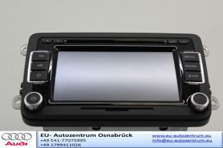 VW  6fach CD Wechsler Radio RCD 510 Weltradio 5K0035190