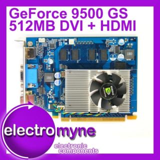 Gevorce 9500 GS FX 7810880000 512 MB DDR2 HDMI DVI VGA PCI E graphics